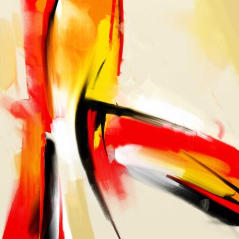 Tableau deco abstrait Affiche beaux arts - 50x50 cm