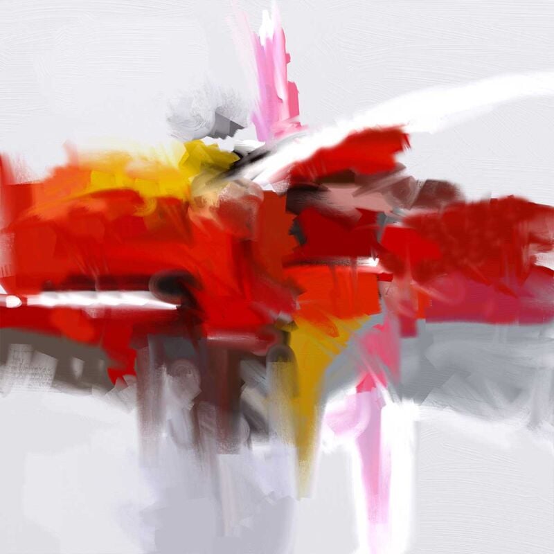 Tableau deco abstrait fine art - 50x50 cm