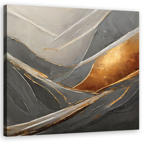 Tableau déco Abstrait Texture Glamour 50x50