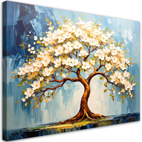 Tableau déco Arbre de vie Branches en fleurs 60x40