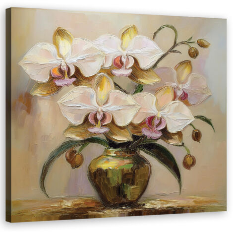 Tableau déco Bouquet de fleurs dans un vase 30x30