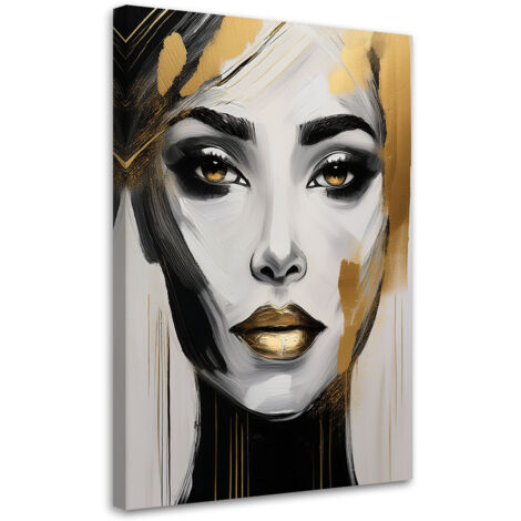 Tableau déco Femme Portrait Abstraction 40x60