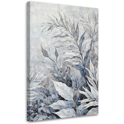 Tableau déco Feuilles abstraites botaniques 60x90