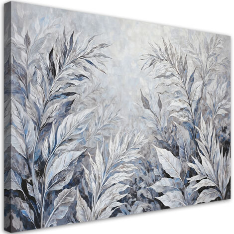 Tableau déco Feuilles abstraites botaniques 90x60