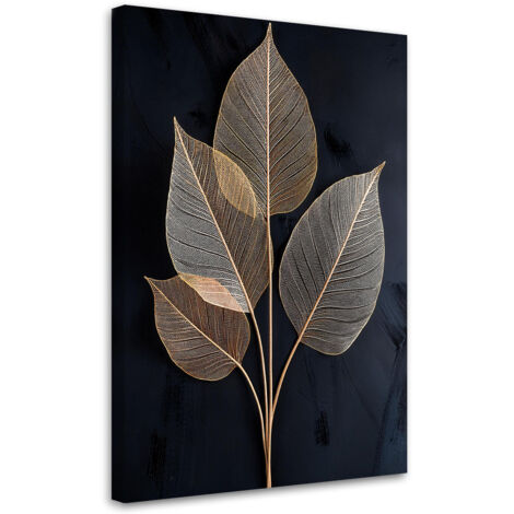 Tableau déco Feuilles Botanique Minimalisme 60x90