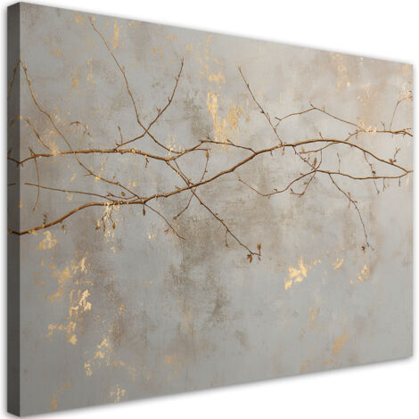Tableau déco Feuilles branches nature 90x60