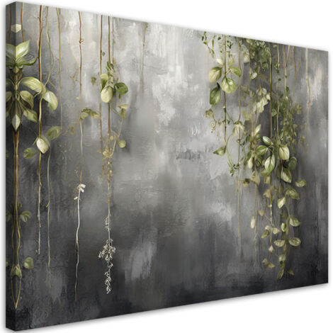 Tableau déco Feuilles Concrete Natura 60x40