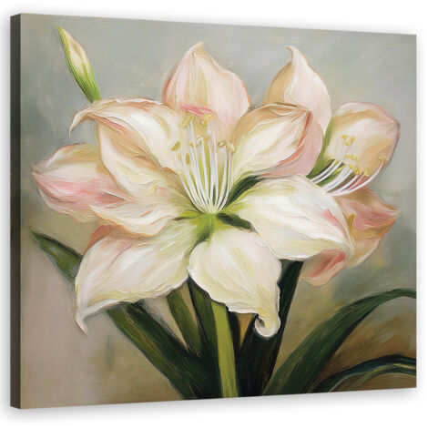 Tableau déco Fleur de lys 30x30