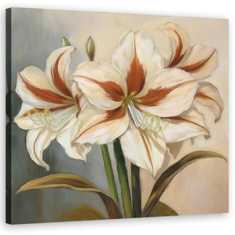 Tableau déco Fleurs Lys Nature 30x30