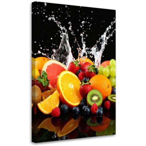 Tableau déco Fruits exotiques nature 60x90