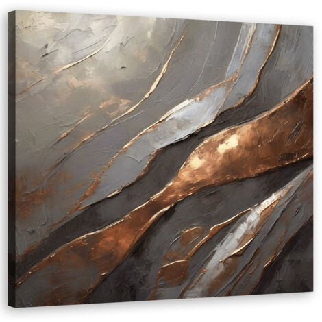 Tableau déco Glamour Texture Abstraite 50x50