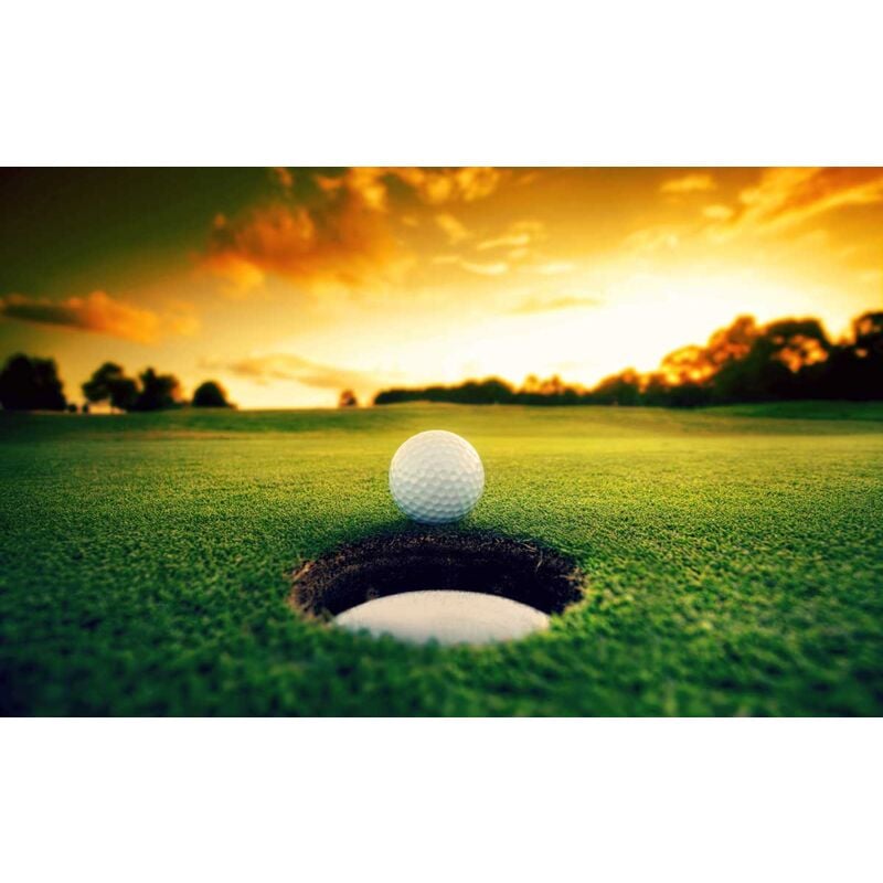 Hxadeco - Tableau deco golf perfect par - 80x50 cm