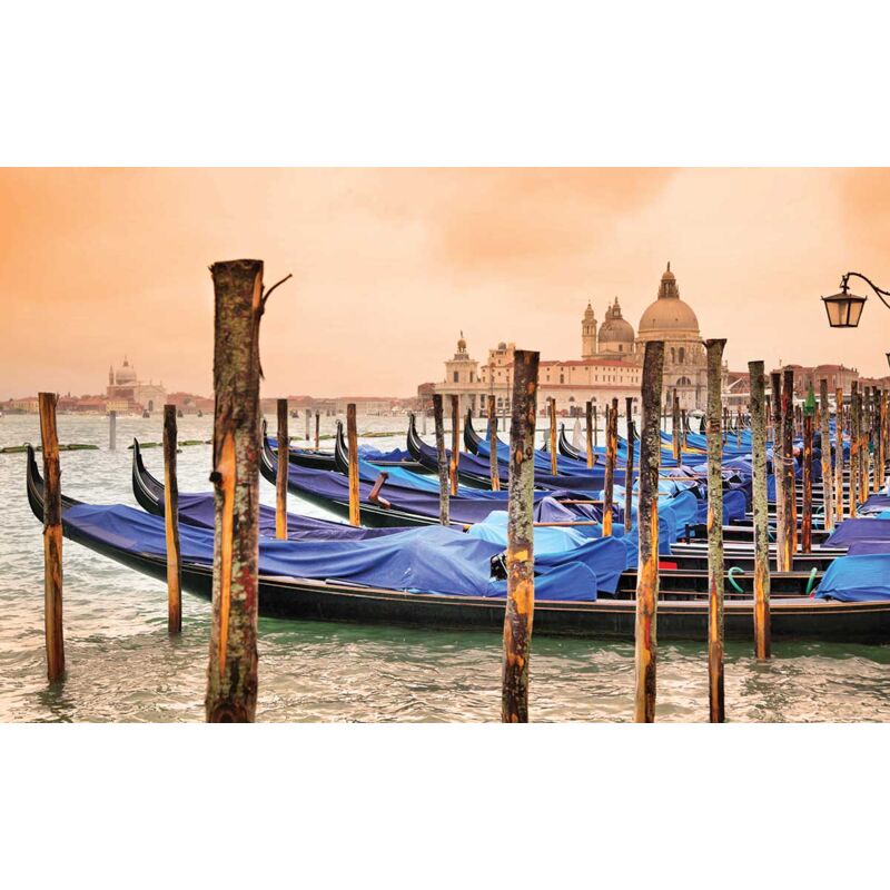 Hxadeco - Tableau deco gondoles a venise , 80x50cm 53x1000