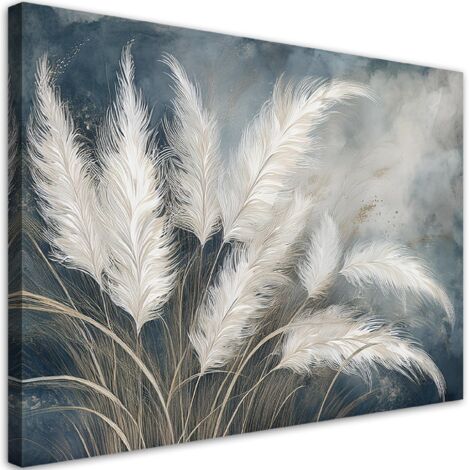 Tableau déco Herbe de la pampa Botanique 60x40