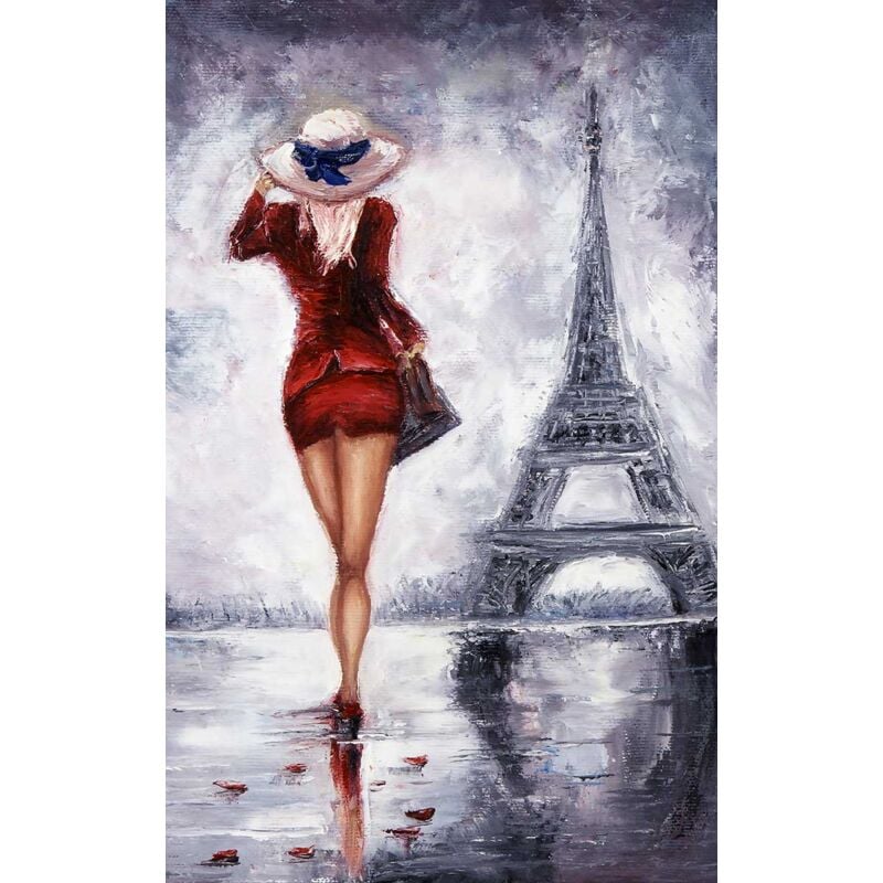 Hxadeco - Tableau deco le chic à la française - 50x80 cm