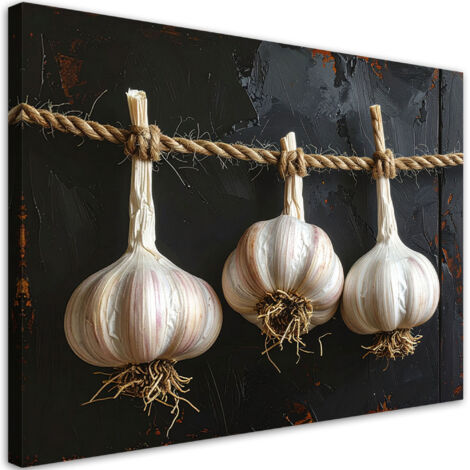 Tableau déco Légumes à l'ail séchés 60x40