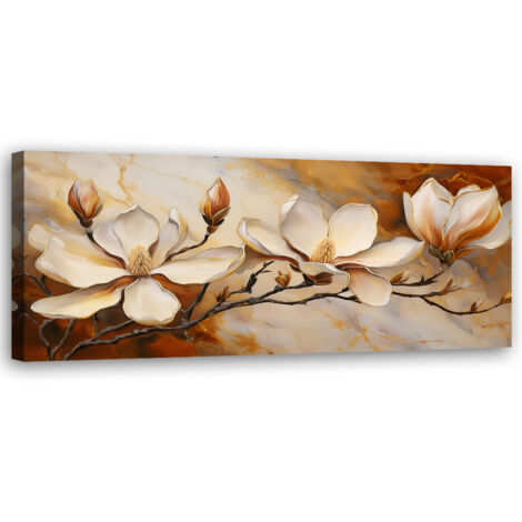 Tableau déco Magnolias Glamour Branch Marble 90x30