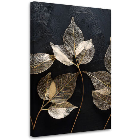 Tableau déco Minimalisme feuilles plantes glamour 60x90