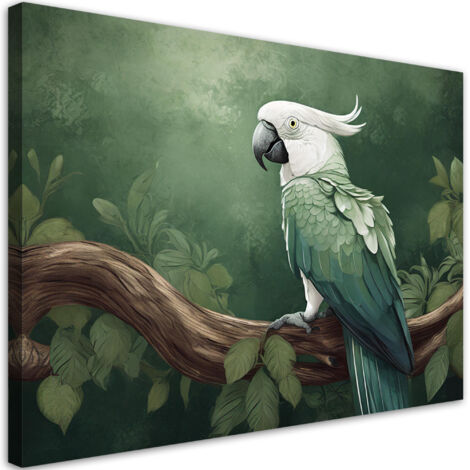Tableau déco Oiseau animaux perroquet 90x60