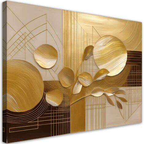 Tableau déco Or Glamour Abstraction 60x40