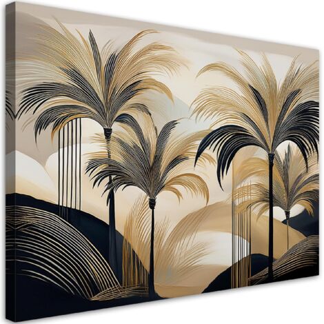 Tableau déco Palmiers Jungle Nature 90x60
