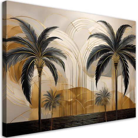 Tableau déco Palmiers Paysage tropical 60x40