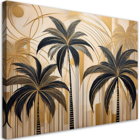 Tableau déco Palmiers tropicaux Nature 90x60