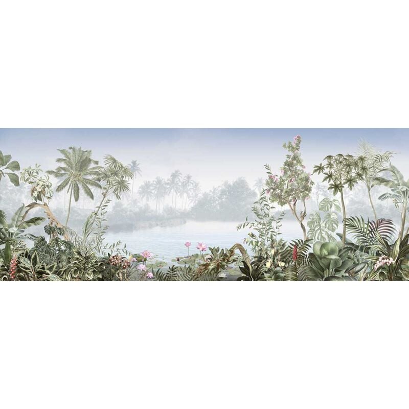 Hxadeco - Tableau deco paradis dans la nature - 80x30cm