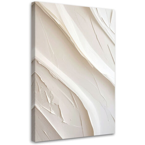 Tableau déco Texture 3D Beige 60x90