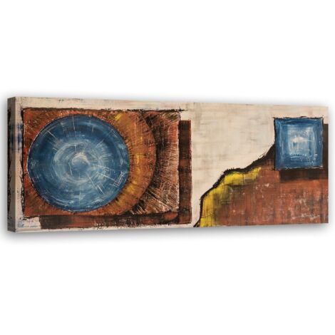 Tableau décoratif Abstrait coloré brun 90x30