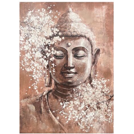 Tableau décoratif Bouddha pour mur, style oriental et zen.