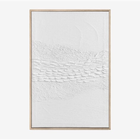 Tableau Décoratif en Relief en Plâtre (60x90 cm) Usclat SKLUM Blanc