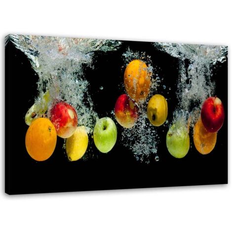 Tableau décoratif Fruits Légumes Eau 60x40