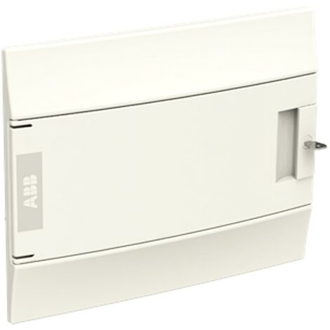 Tableau d'encastrement ABB 12 modules IP41 porte aveugle blanc 41F12X11