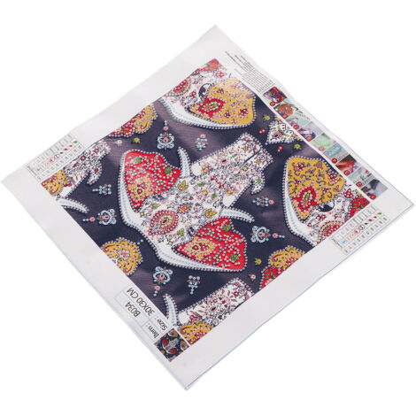 Tableau Diamant Éléphant Mignon à Créer Soi-Même, Décoration Murale DIY Cadeau Original
