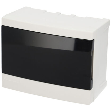 Tableau électrique en saillie 6 modules (1x6) blanc porte fumée EDO777840 EDO Technic