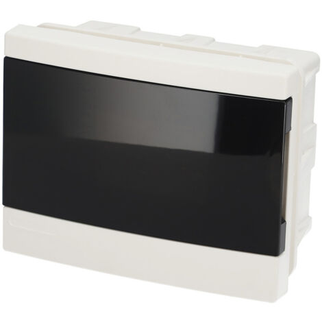 Tableau électrique encastré 6 modules (1x6) blanc porte fumée EDO777839 EDO Technic