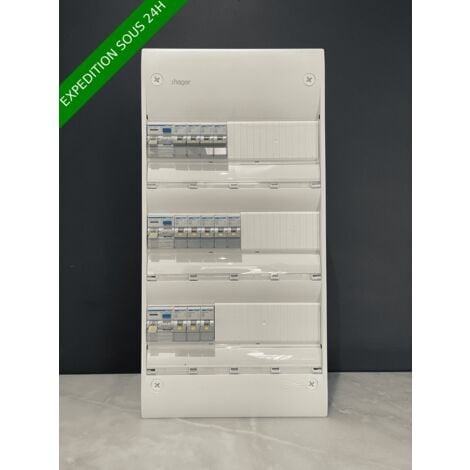 HHA161H, Disjoncteur Hager 4 pôles, 160A, pouvoir de coupure 25 kA,  montage DIN Rail