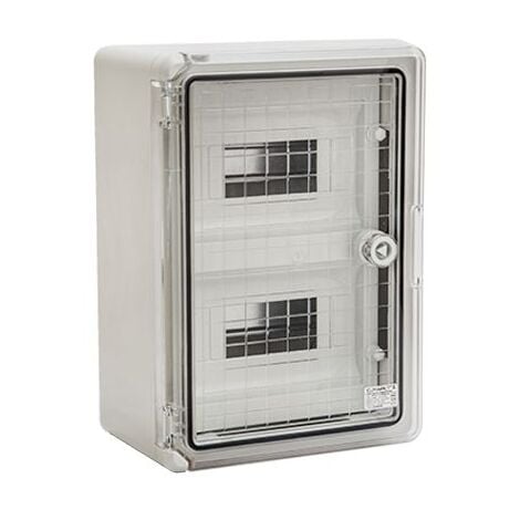 Tableau électrique modulaire en ABS IP65, de 18 à 60 modules, montage murale