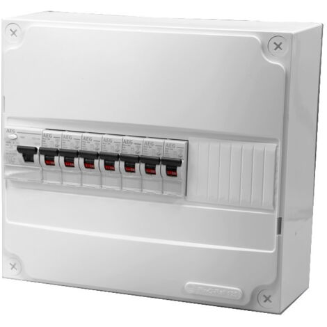 Tableau électrique precable ABB (7 disjoncteurs + 1 ID)