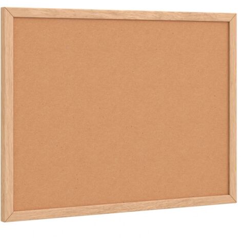 Tableau en liège avec cadre bois de pin massif 40x30 cm CFW229934