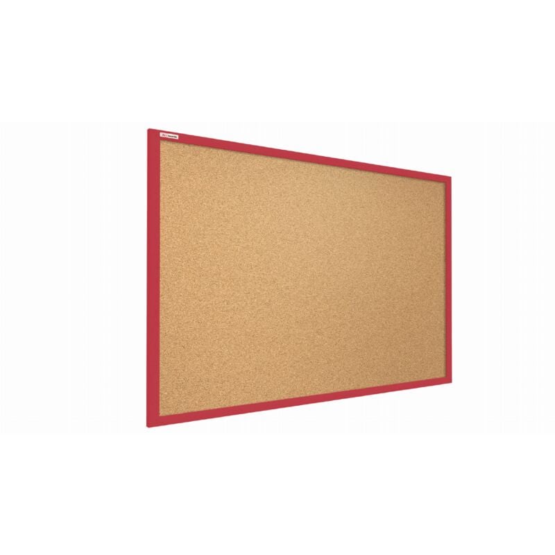 Tableau en Liège avec Cadre en Bois Rouge 90x60cm