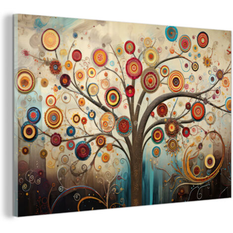 TABLEAU EN PLEXIGLAS Arbre - Arbre de vie - Couleur Décoration Murale 120x80