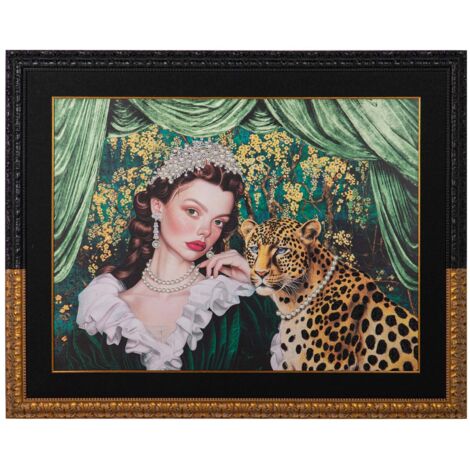 Tableau encadré « Luxe en perles » 150 x 8 x 120 cm