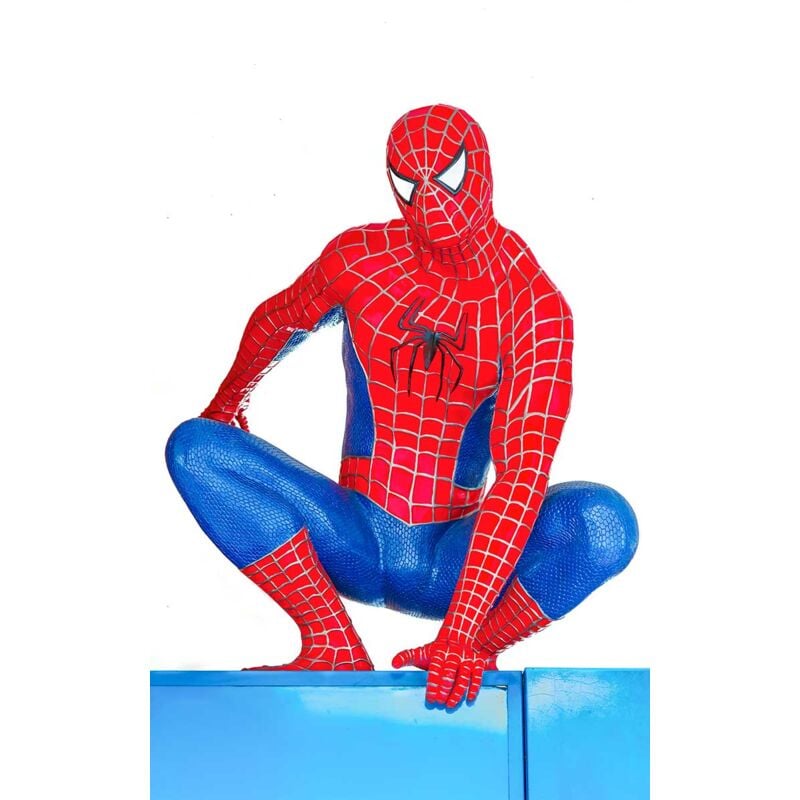 Tableau enfant - spider man sit do - 50x80 cm