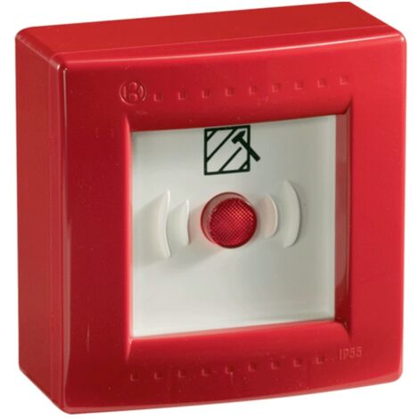 Tableau étanche Bocchiotti avec bouton d'urgence rouge B05760