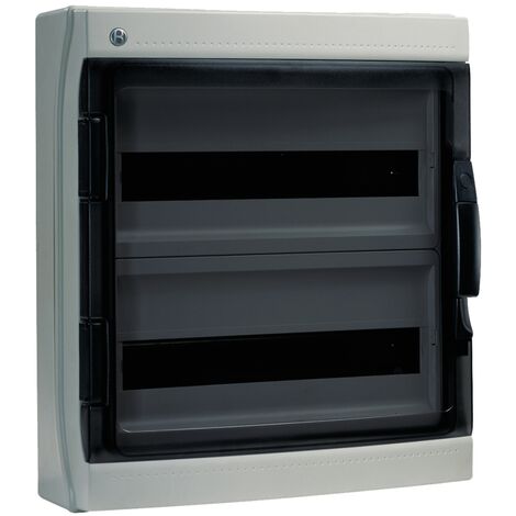 tableau étanche - ip65 - 36 modules - gris - iboco pablo - iboco 06543