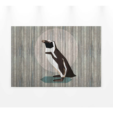 Tableau magnétique mural pour enfant - Pingouin