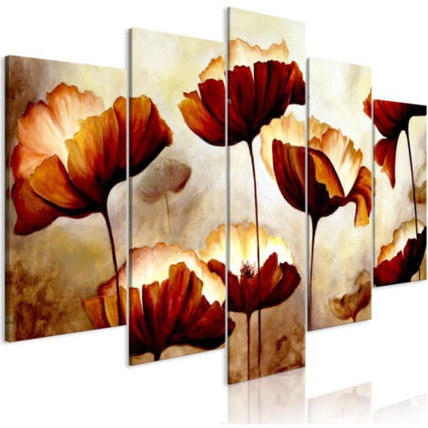 Tableau Imprimé 5 Panneaux "High Summer Wide" 50 x 100 cm