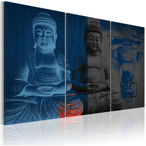 Tableau Imprimé "Bouddha Sculpture" 60 x 90 cm